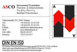 ASCO International Hamm