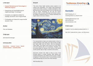 Textbureau Flyer Kultur